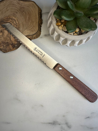 Couteau à pain la fourmi en bois palissandre   🇫🇷